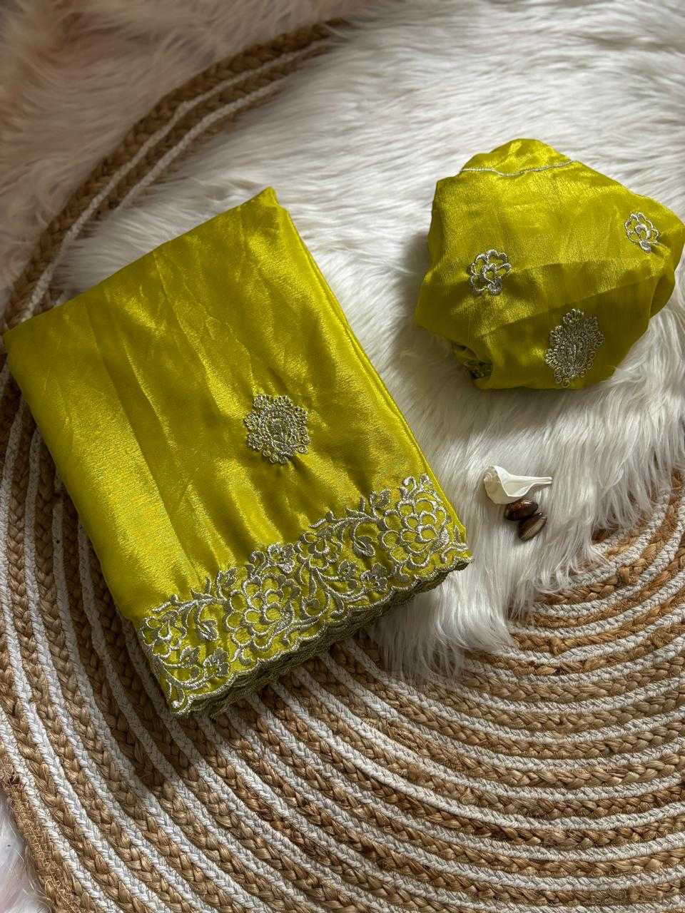 Ynf Chinon RIN178 ENVELOP Sarees Wholesale Designer Sarees Party Wear Sarees Embroidered Sarees Manufacturer