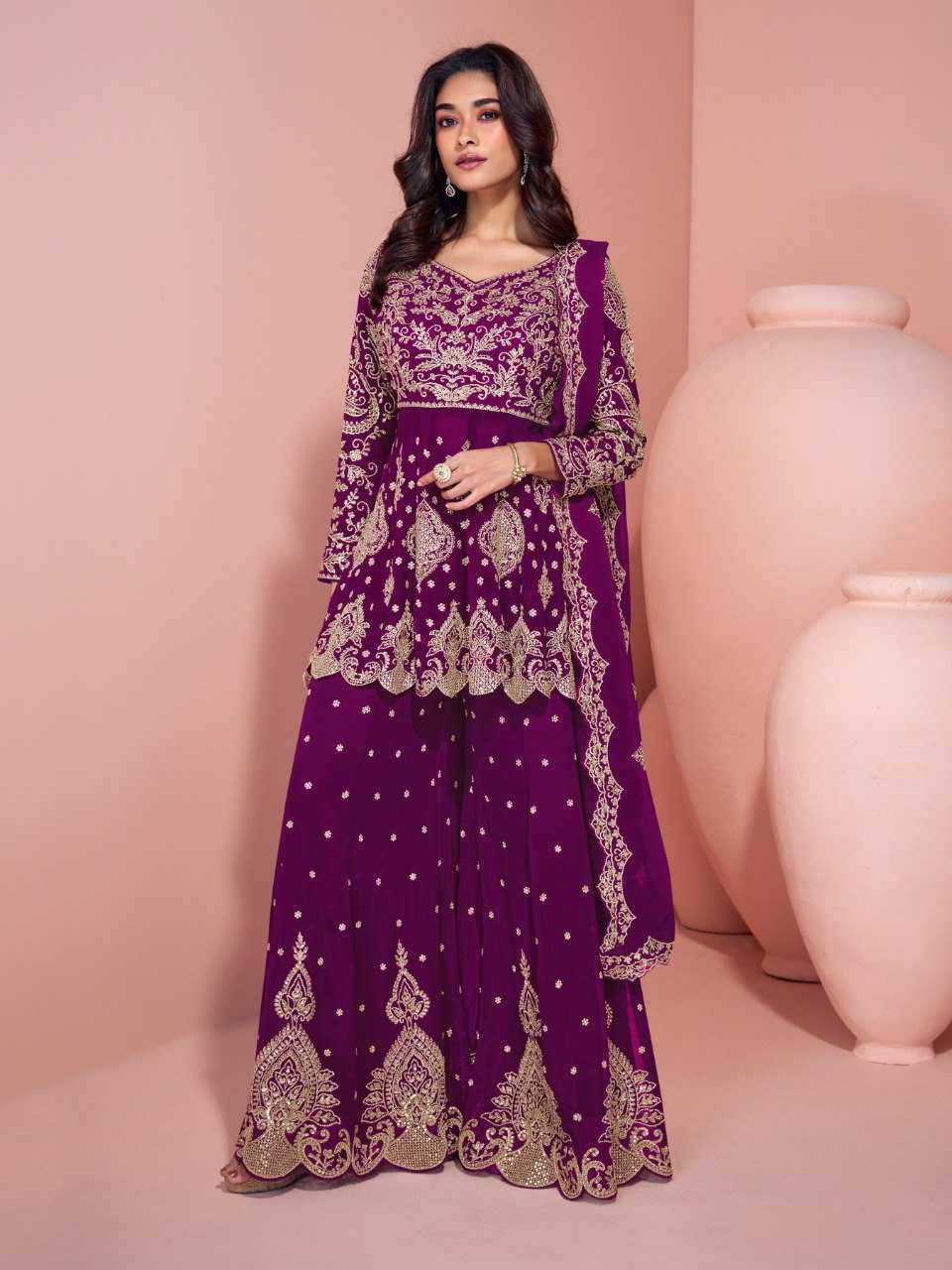 Ynf Chinon RIN197 4861 Suits & Dresses Wholesale Party wear suits Bridal Suits Designer Suits Manufacturer