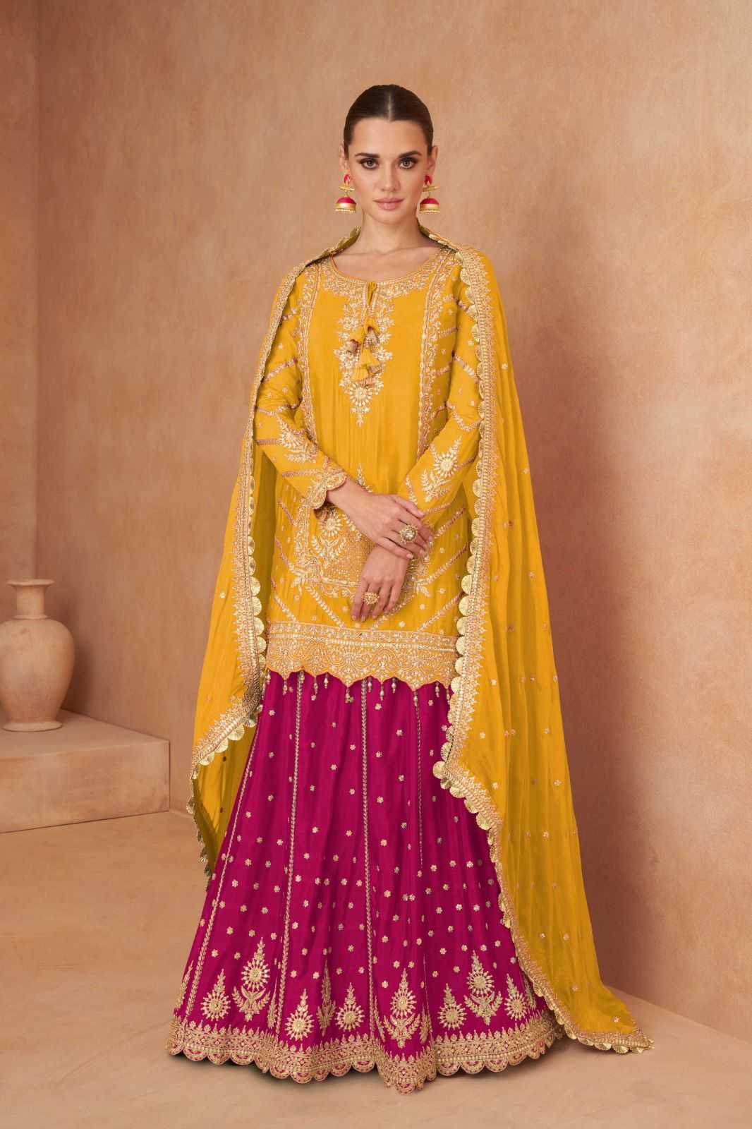 Ynf Chinon RIN197 4866 Suits & Dresses Wholesale Party wear suits Wedding Suits Bridal Suits Manufacturer