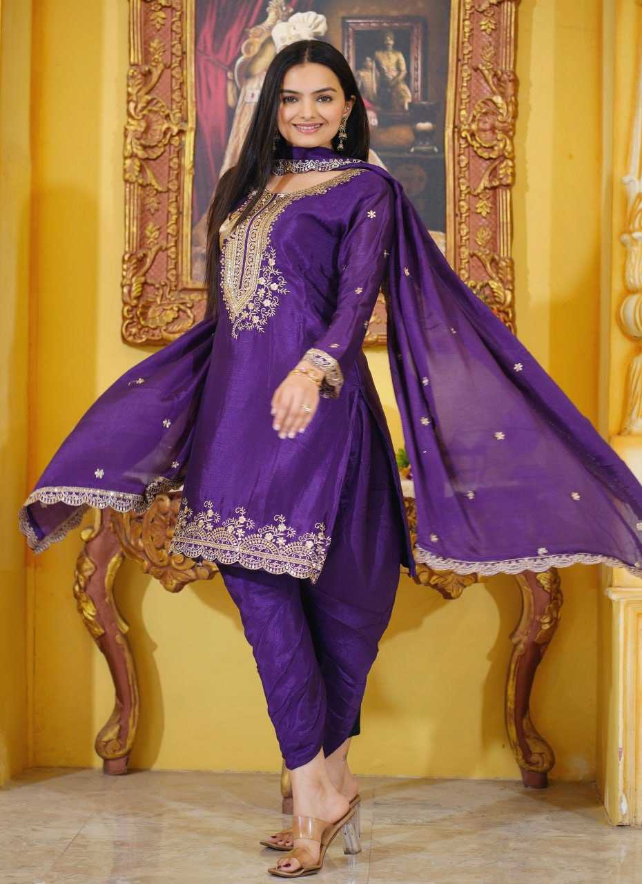 Ynf Chinon RIN232 21 Suits & Dresses Wholesale Embroidery Suits Patiala Suits Ladies Salwar Suits Manufacturer
