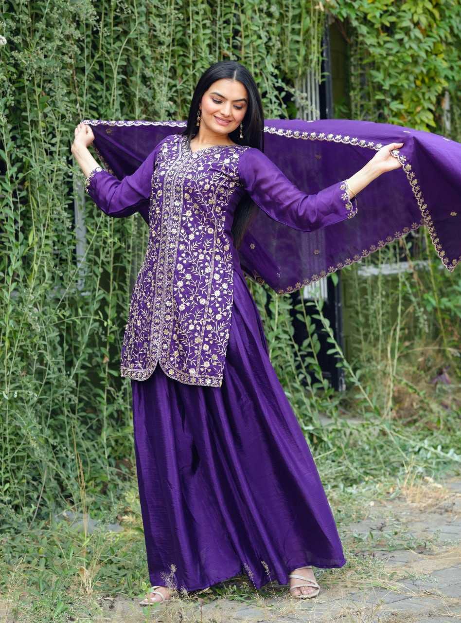 Ynf Chinon RIN232 54 Suits & Dresses Wedding Collections Festive Collections Wholesale Sharara Salwar Suits Designer Suits Embroidered Suits Manufacturer