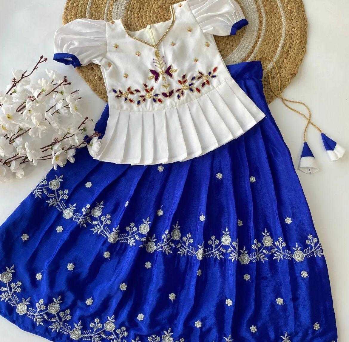 Ynf Chinon RIN235 RANKET Kids Wear Wholesale Kids Lehenga Kids Lehenga Choli Baby Girl Lehenga Manufacturer