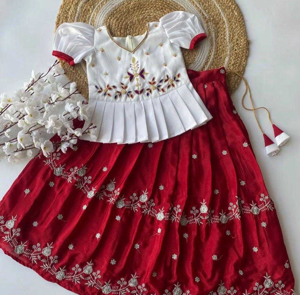 Ynf Chinon RIN235 RANKET Kids Wear Wholesale Kids Lehenga Kids Lehenga Choli Baby Girl Lehenga Manufacturer