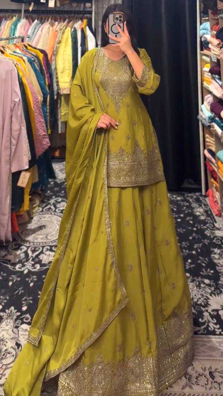 Ynf Chinon Silk KESH158 10005 Lehengas Wholesale Designer Lehenga Fancy Lehenga Silk Lehenga Manufacturer