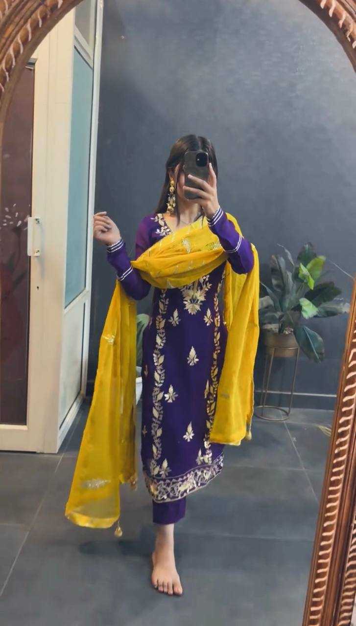 Ynf Chinon Silk KESH499 1665 Suits & Dresses Wholesale Ladies Suits Party wear suits Designer Suits Manufacturer