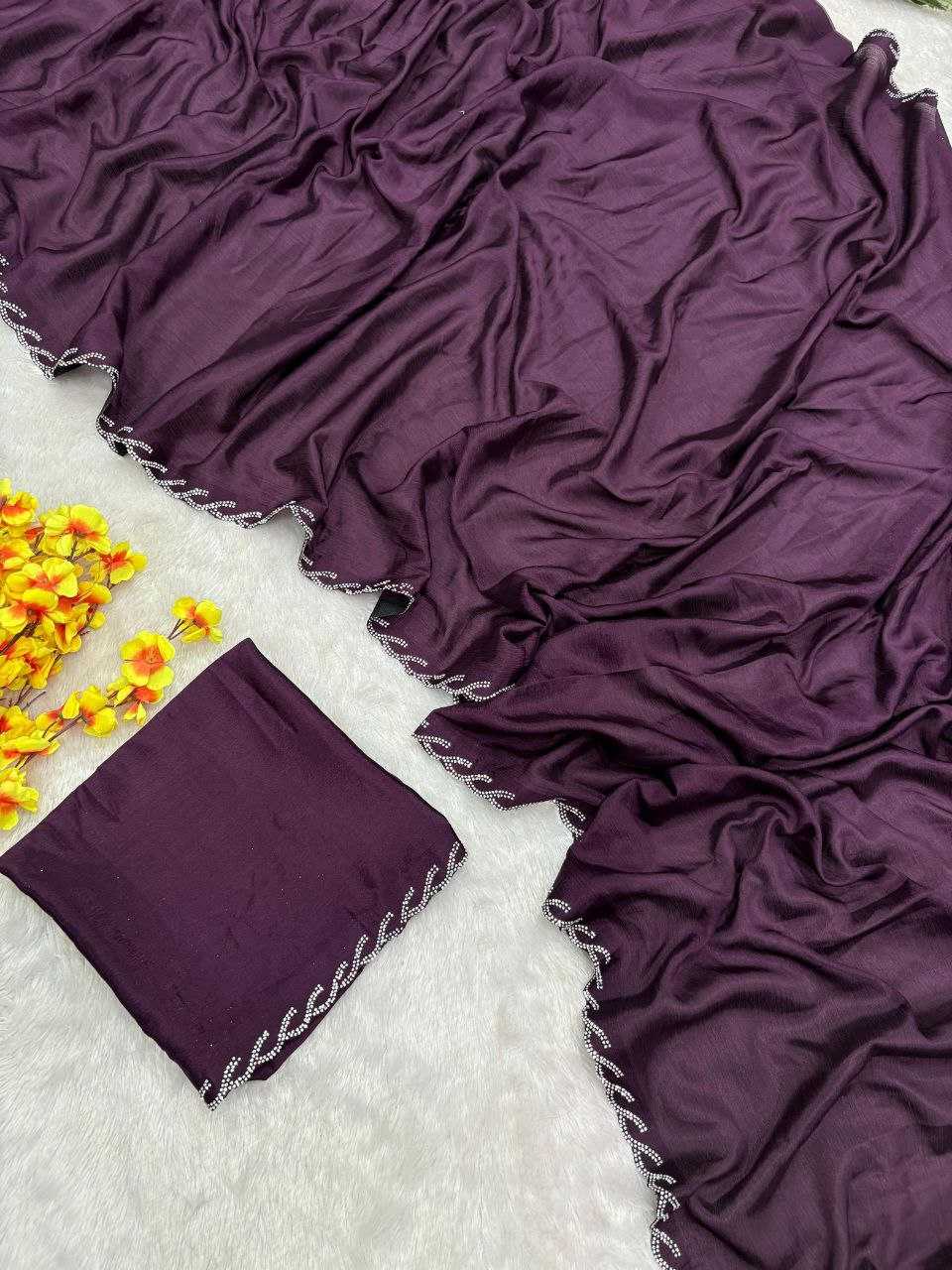 Ynf Chinon KESH508 74 Sarees Wholesale Designer Sarees Party Wear Sarees Traditional Sarees Manufacturer