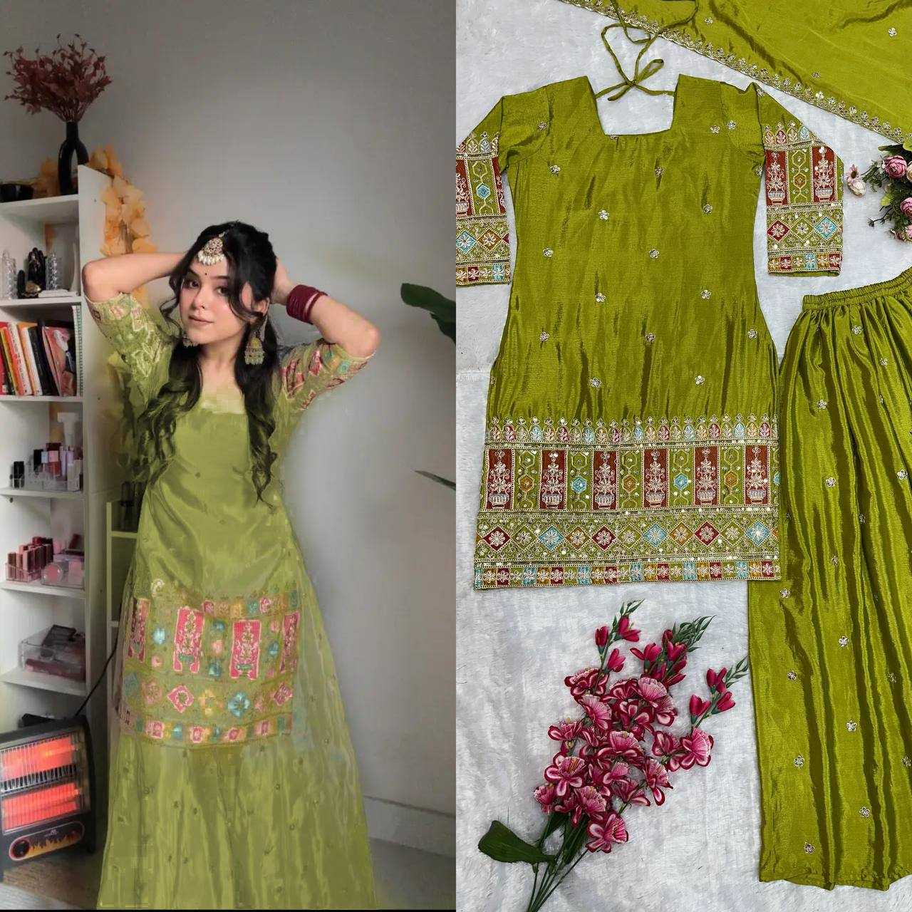 Ynf Chinon Silk KESH523 242 Suits & Dresses Wholesale Ladies Suits Embroidery Suits Designer Suits Manufacturer