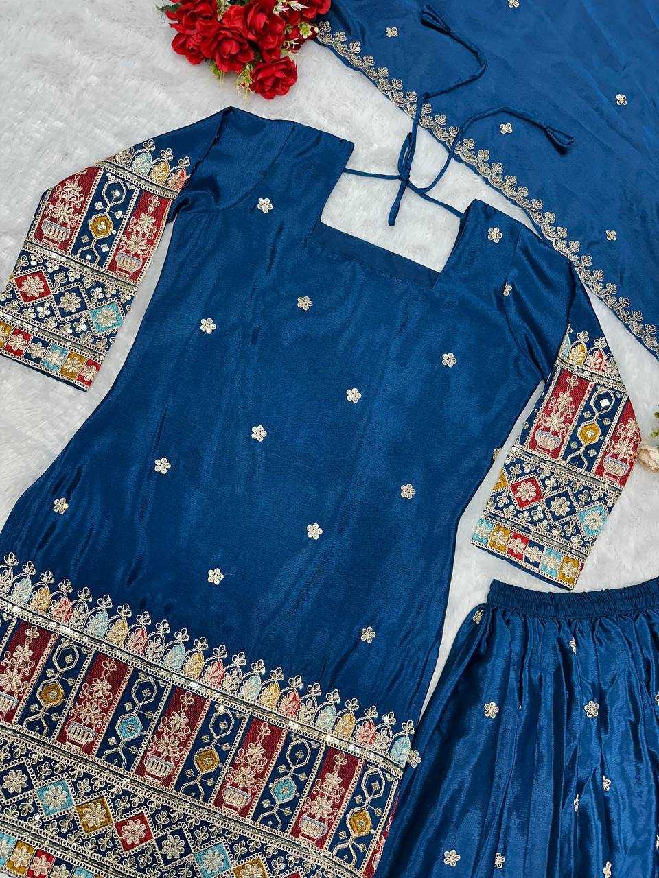 Ynf Chinon Silk KESH523 242 Suits & Dresses Wholesale Ladies Suits Embroidery Suits Designer Suits Manufacturer