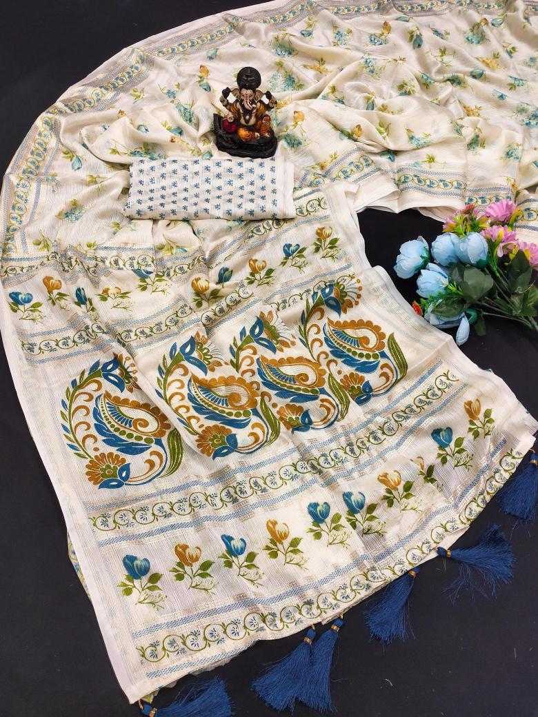 Ynf Chinon Silk RIN183 BASANTI-1 Silk Sarees Festive Collections Wholesale Printed Silk Saree Designer Silk Sarees Onam Collections Manufacturer