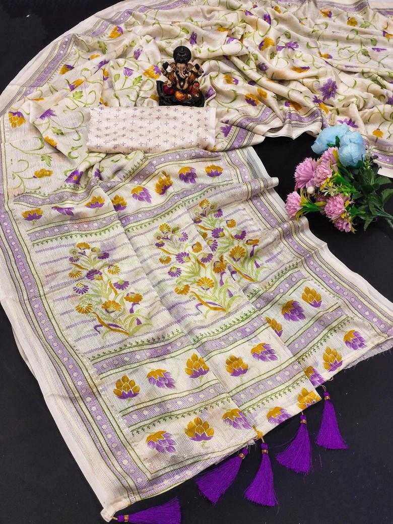 Ynf Chinon Silk RIN183 BASANTI-4 Silk Sarees Festive Collections Wholesale Printed Silk Saree Designer Silk Sarees Onam Collections Manufacturer