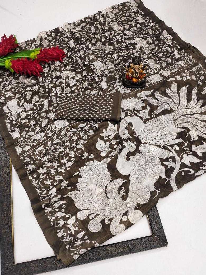 Ynf Chinon Silk RIN183 BRIJA Silk Sarees Wholesale Printed Silk Saree Designer Silk Sarees Lightweight Silk Sarees Manufacturer