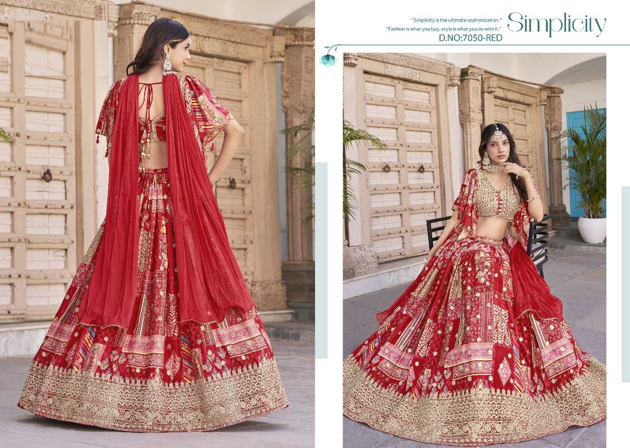 Ynf Chinon Silk RIN197 3125 Lehengas Wholesale Designer Lehenga Bridal Lehenga Silk Lehenga Manufacturer