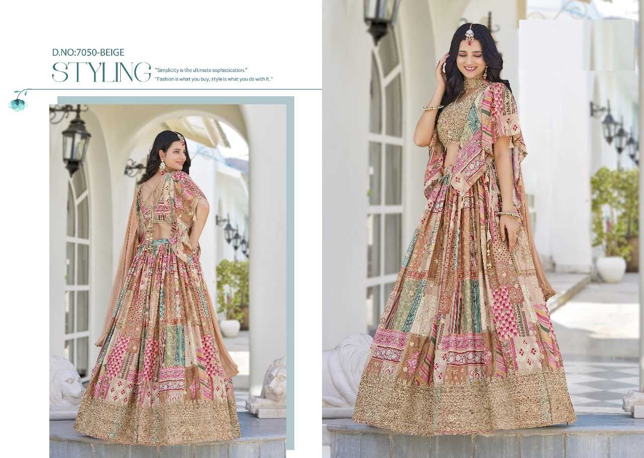 Ynf Chinon Silk RIN197 3125 Lehengas Wholesale Designer Lehenga Bridal Lehenga Silk Lehenga Manufacturer