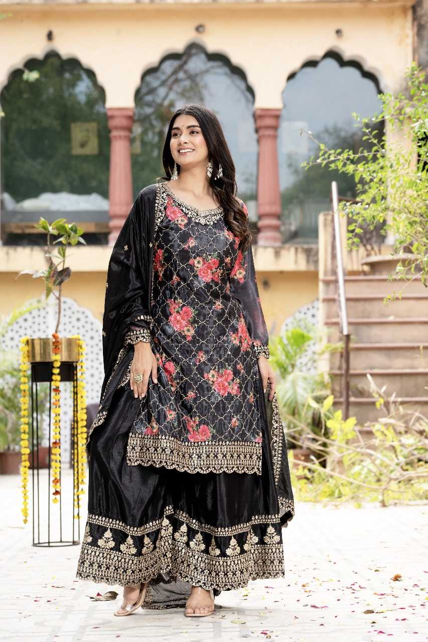 Ynf Chinon Silk RIN197 4972 Suits & Dresses Wholesale Party wear suits Bridal Suits Designer Suits Manufacturer