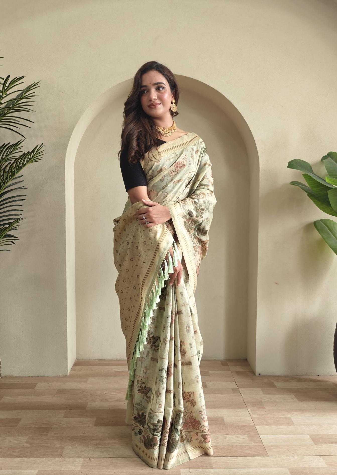 Ynf Cotton KESH249 Sarees Wholesale Designer Sarees Cotton Linen Sarees Traditional Sarees Manufacturer