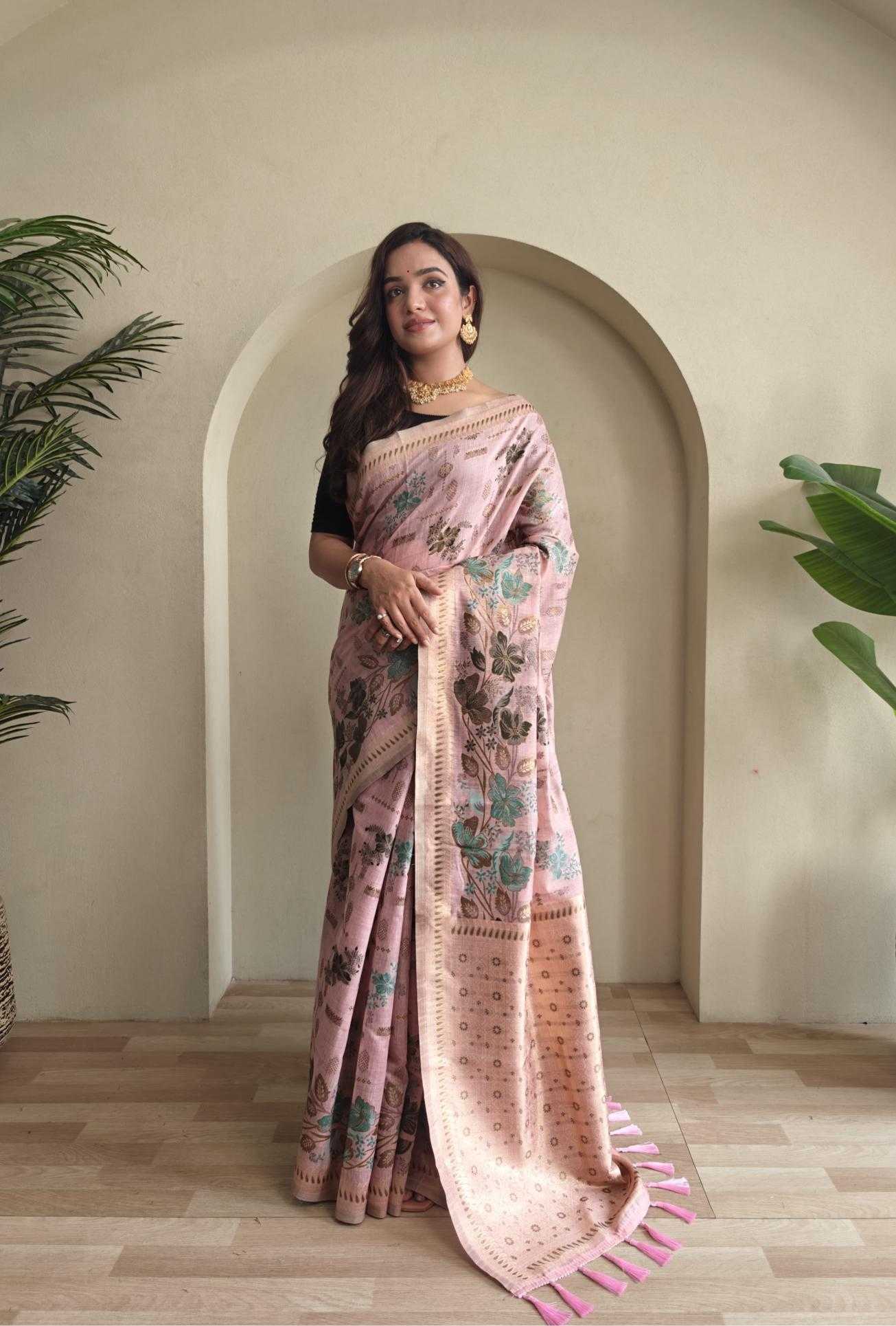 Ynf Cotton KESH249 Sarees Wholesale Designer Sarees Cotton Linen Sarees Traditional Sarees Manufacturer