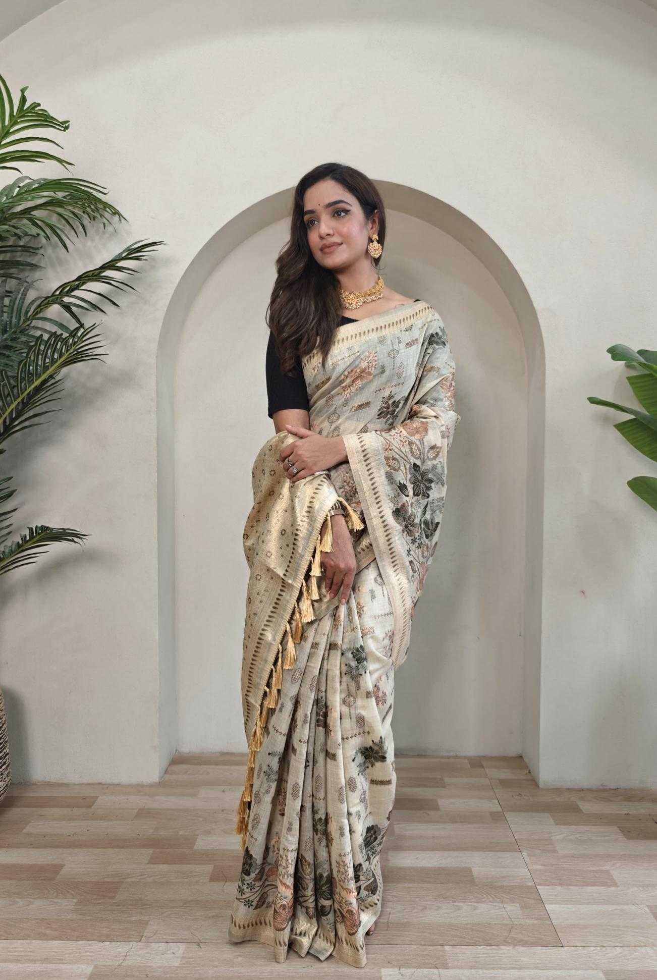 Ynf Cotton KESH249 Sarees Wholesale Designer Sarees Cotton Linen Sarees Traditional Sarees Manufacturer