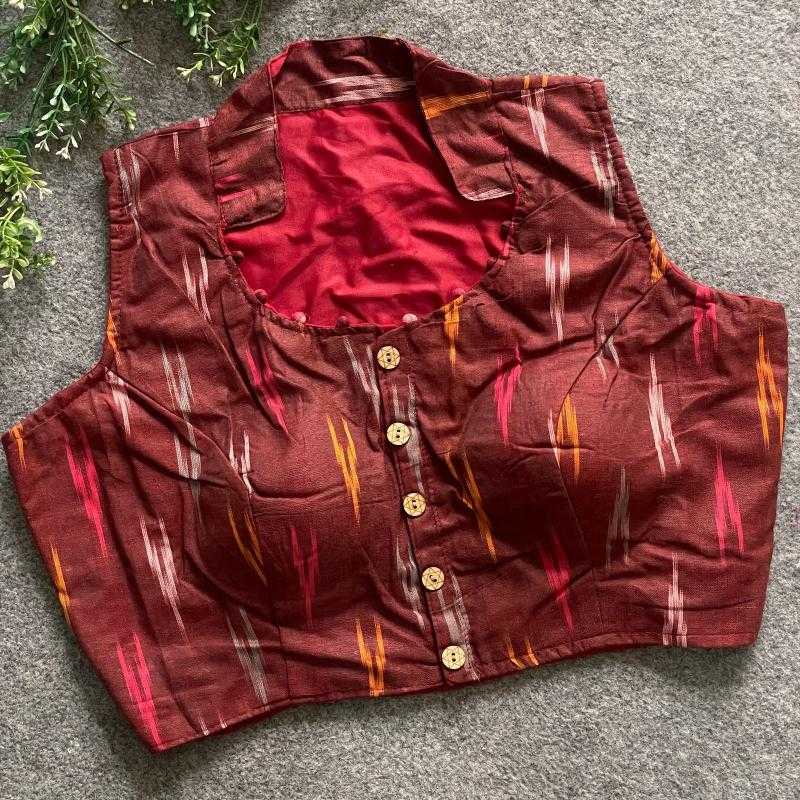 Ynf Cotton KESH426 Collar Readymade Blouses Wholesale Blouse Cotton Blouse Party Wear Blouse Manufacturer