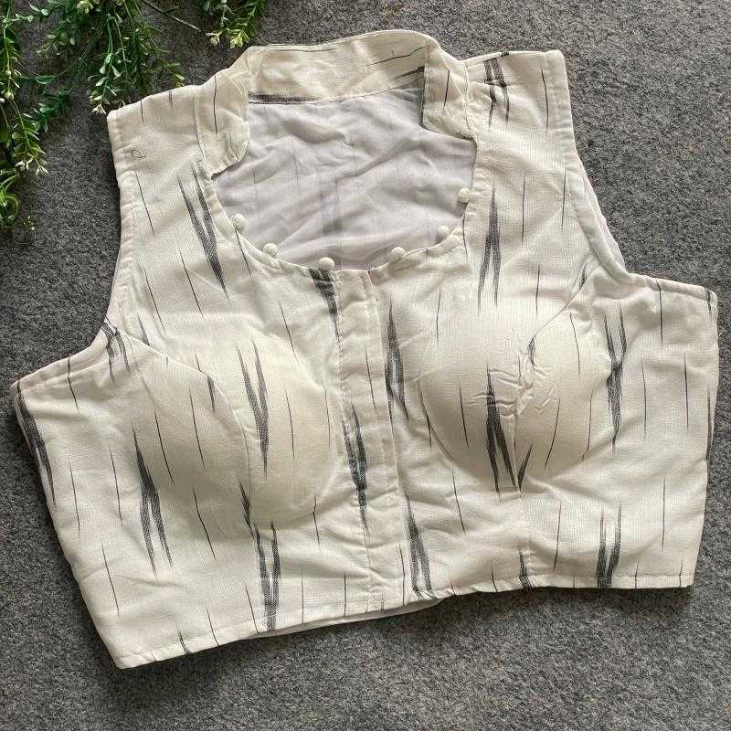Ynf Cotton KESH426 Collar Readymade Blouses Wholesale Blouse Cotton Blouse Party Wear Blouse Manufacturer
