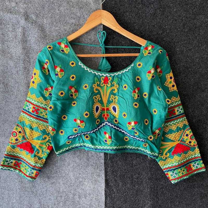 Ynf Cotton KESH426 Geeta-11 Readymade Blouses Wholesale Sequence Embroidery Blouse Designer Blouse Embroidered Blouses Manufacturer