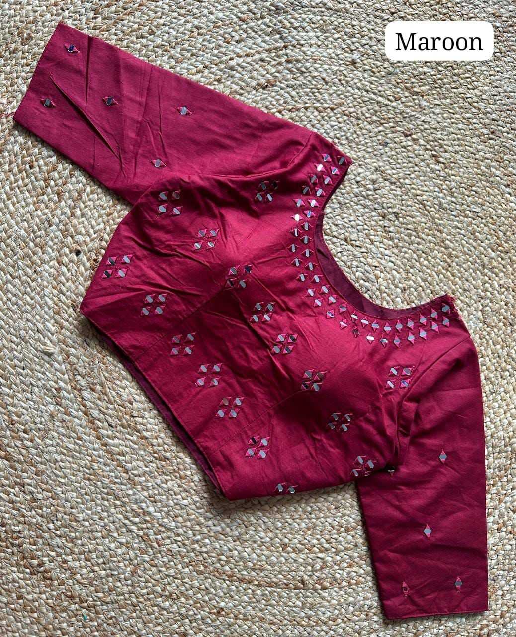 Ynf Cotton KESH426 Real Mirror 1 Readymade Blouses Wholesale Blouse Designer Blouse Cotton Blouse Manufacturer