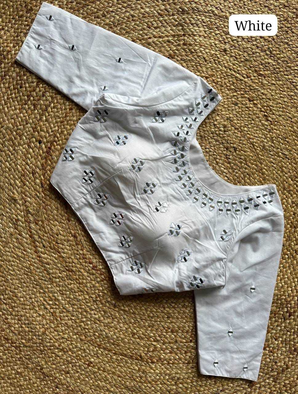Ynf Cotton KESH426 Real Mirror 1 Readymade Blouses Wholesale Blouse Designer Blouse Cotton Blouse Manufacturer