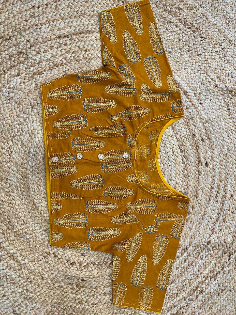 Ynf Cotton KESH437 Ajrakh Readymade Blouses Wholesale Blouse Designer Blouse Cotton Blouse Manufacturer