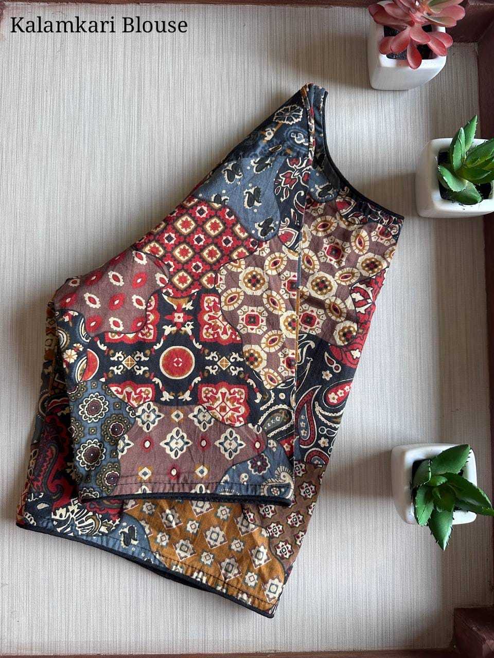 Ynf Cotton KESH437 BoatNeck Readymade Blouses Wholesale Designer Blouse Cotton Blouse Party Wear Blouse Manufacturer