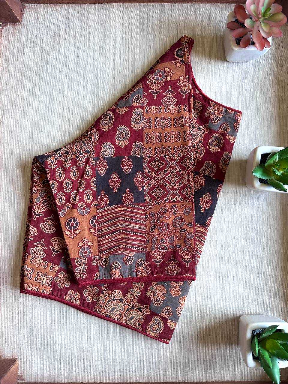Ynf Cotton KESH437 RoundNeck Readymade Blouses Wholesale Printed Blouse Designer Blouse Cotton Blouse Manufacturer