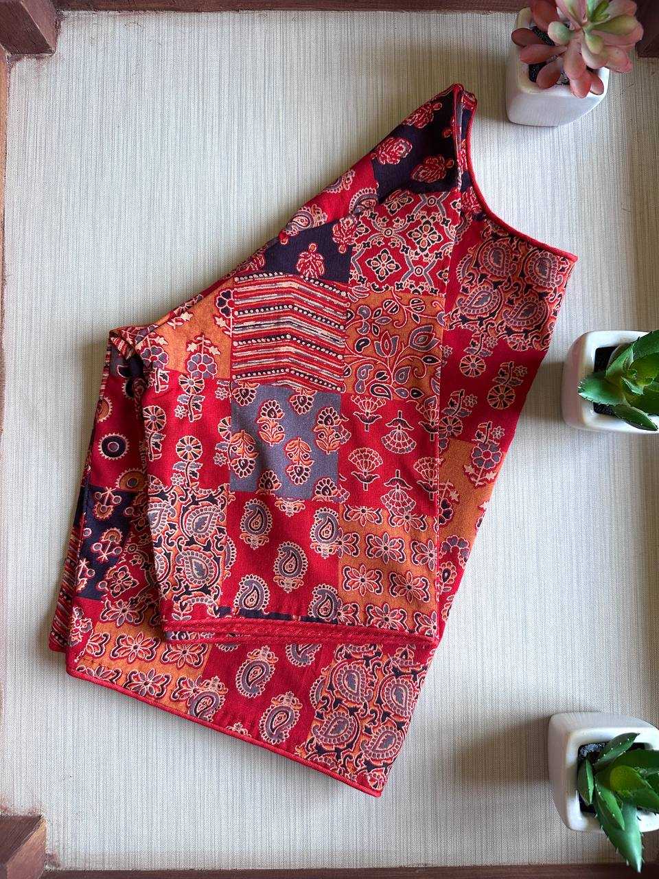 Ynf Cotton KESH437 RoundNeck Readymade Blouses Wholesale Printed Blouse Designer Blouse Cotton Blouse Manufacturer