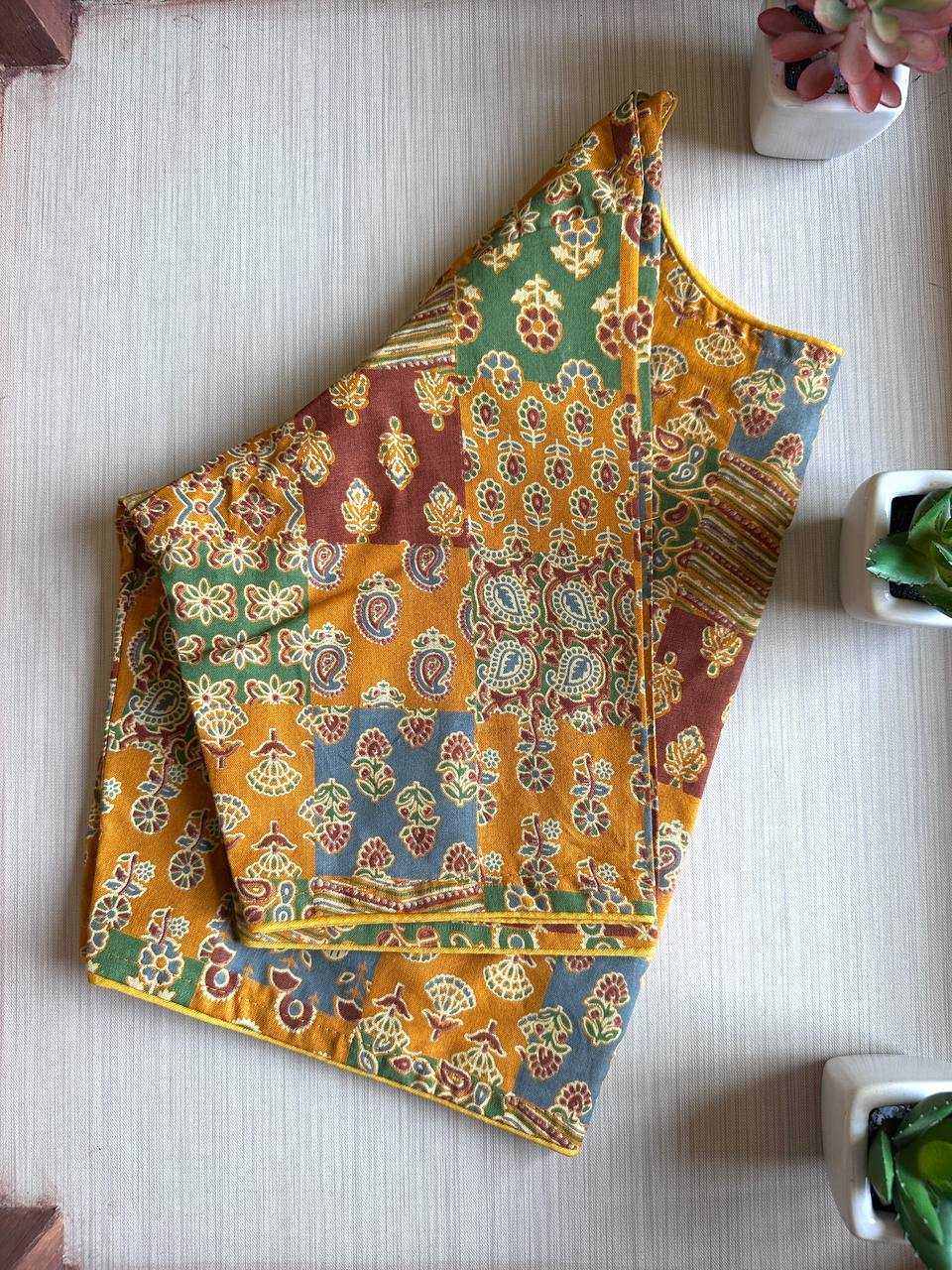 Ynf Cotton KESH437 RoundNeck Readymade Blouses Wholesale Printed Blouse Designer Blouse Cotton Blouse Manufacturer