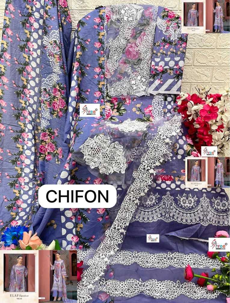 Ynf Cotton KESH444 ELAF SIGNATURE VOL-01 Suits & Dresses Wholesale Printed Suits Embroidery Suits Cotton Suits Manufacturer