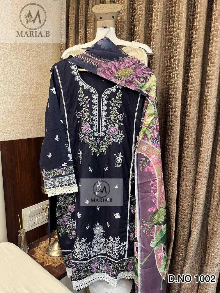 Ynf Cotton KESH444 MARIA.B-1001 Suits & Dresses Wholesale Embroidery Suits Cotton Suits Designer Suits Manufacturer