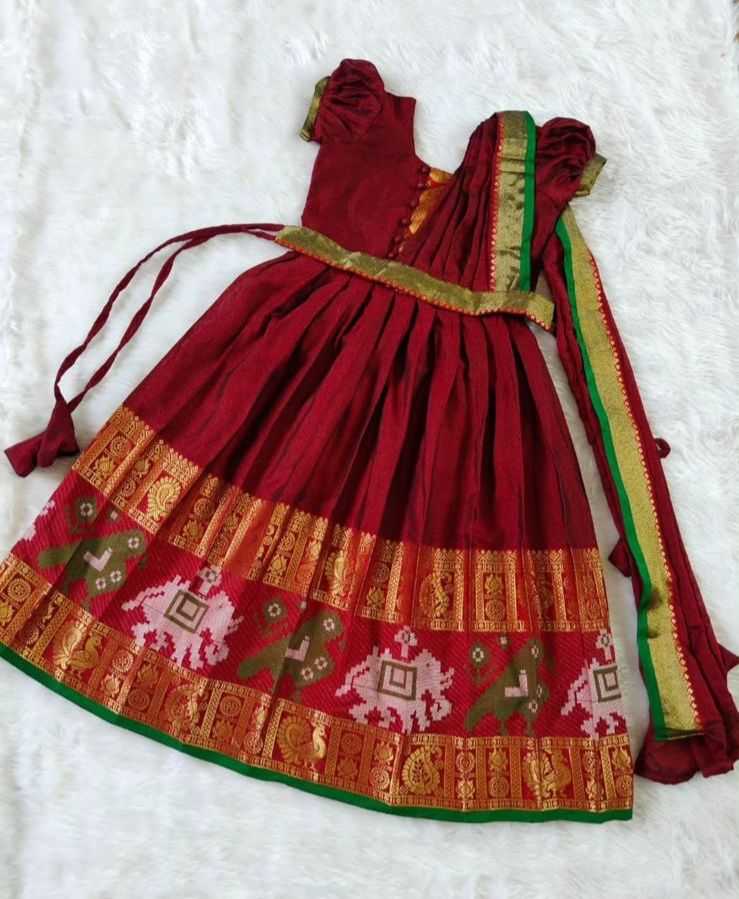 Ynf Cotton KESH493 ALWAYS Kids Wear Wholesale Kids Gown Kids Ethnic Gowns Manufacturer