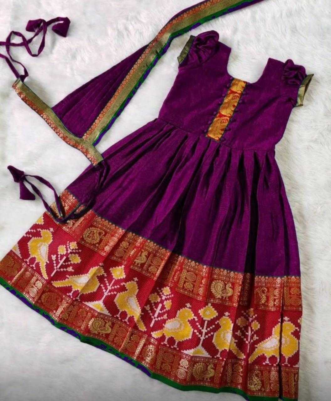 Ynf Cotton KESH493 ALWAYS Kids Wear Wholesale Kids Gown Kids Ethnic Gowns Manufacturer
