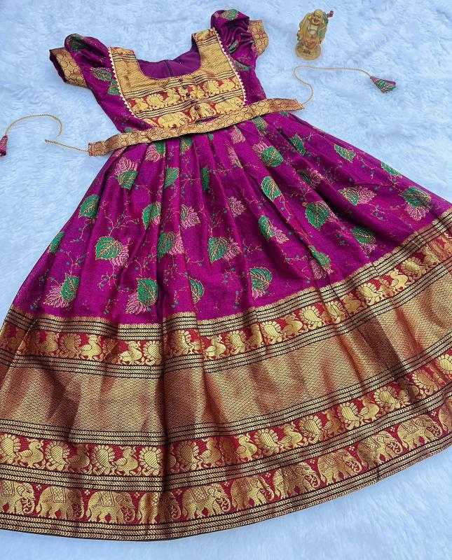 Ynf Cotton KESH493 Narayanpet Kids Wear Wholesale Kids Gown Kids Ethnic Gowns Manufacturer