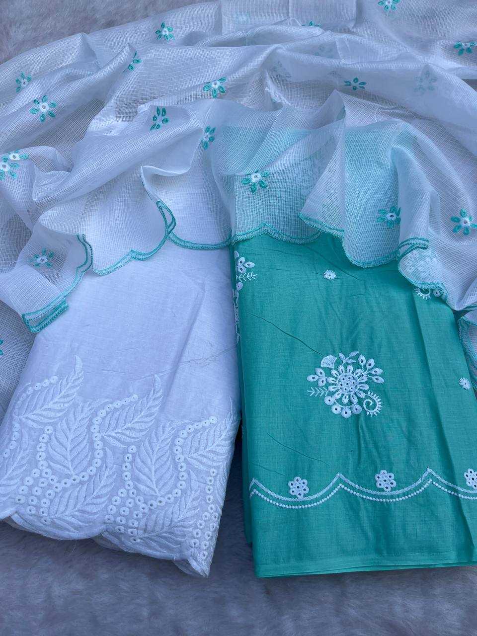 Ynf Cotton KESH513 483 Suits & Dresses Wedding Collections Festive Collections Wholesale Embroidery Suits Cotton Suits Palazzo Suit Manufacturer