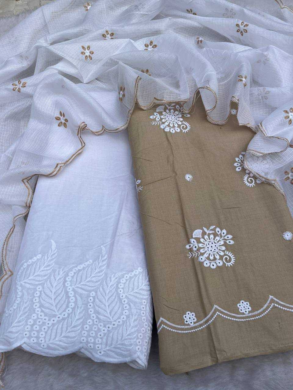 Ynf Cotton KESH513 483 Suits & Dresses Wedding Collections Festive Collections Wholesale Embroidery Suits Cotton Suits Palazzo Suit Manufacturer