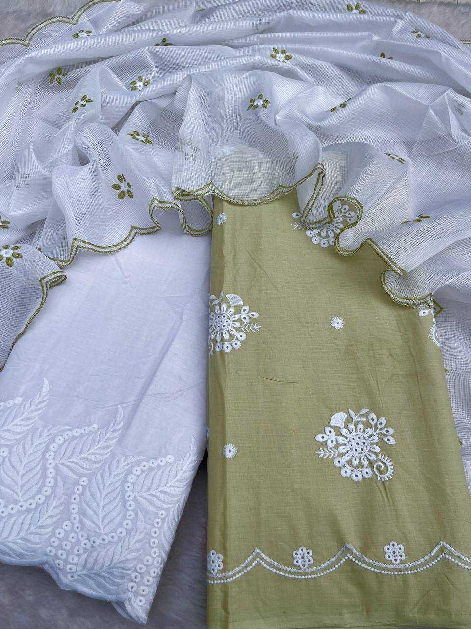 Ynf Cotton KESH513 483 Suits & Dresses Wedding Collections Festive Collections Wholesale Embroidery Suits Cotton Suits Palazzo Suit Manufacturer