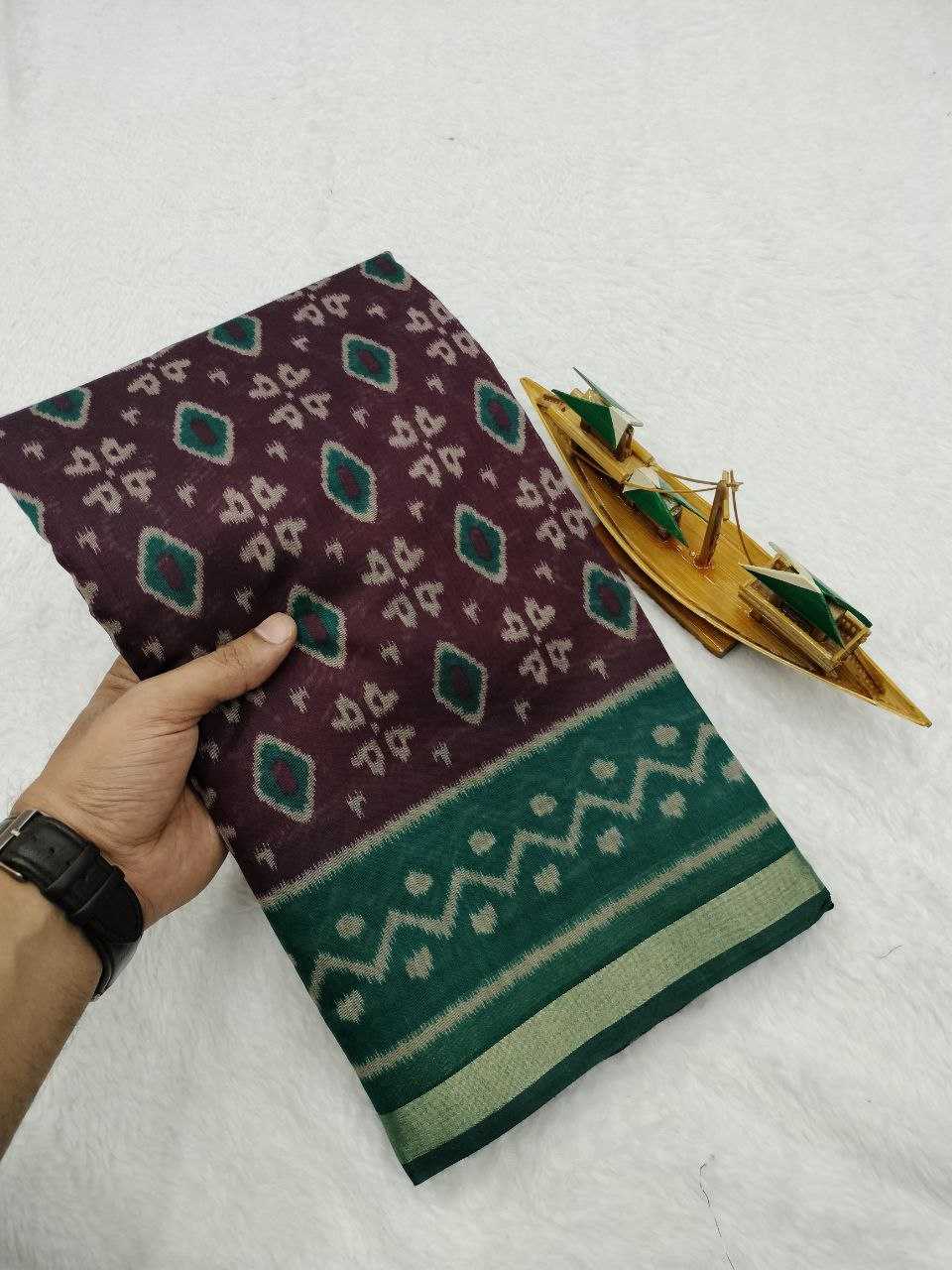 Ynf Cotton KESH525 JAIPURI IKKAT COTTON Vol-2 Sarees Wholesale Ikkat Saree Manufacturer