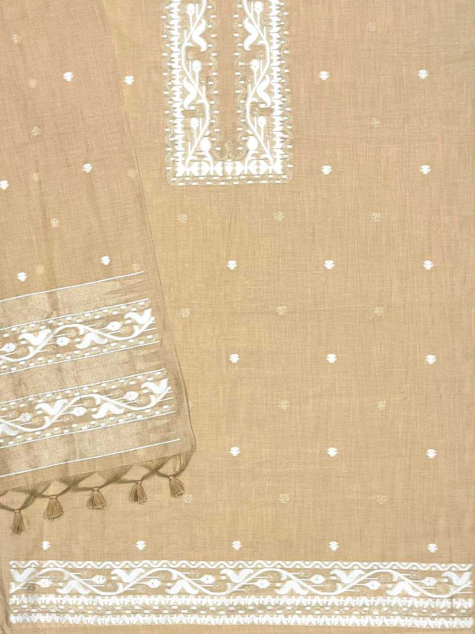Ynf Cotton KESH532 MUGA COTTON SUIT 4010 Suits & Dresses Wholesale Unstitched Suits Cotton Suits Semi Stitched Suits Manufacturer
