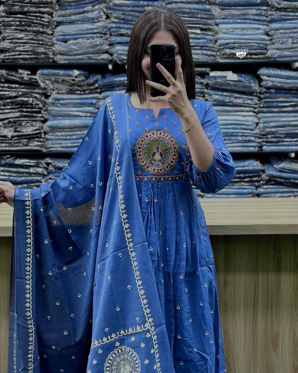 Ynf Cotton KESH536 1301 Kurti Wholesale Festive Kurtis Anarkali Kurtis Embroidered Kurtis Manufacturer