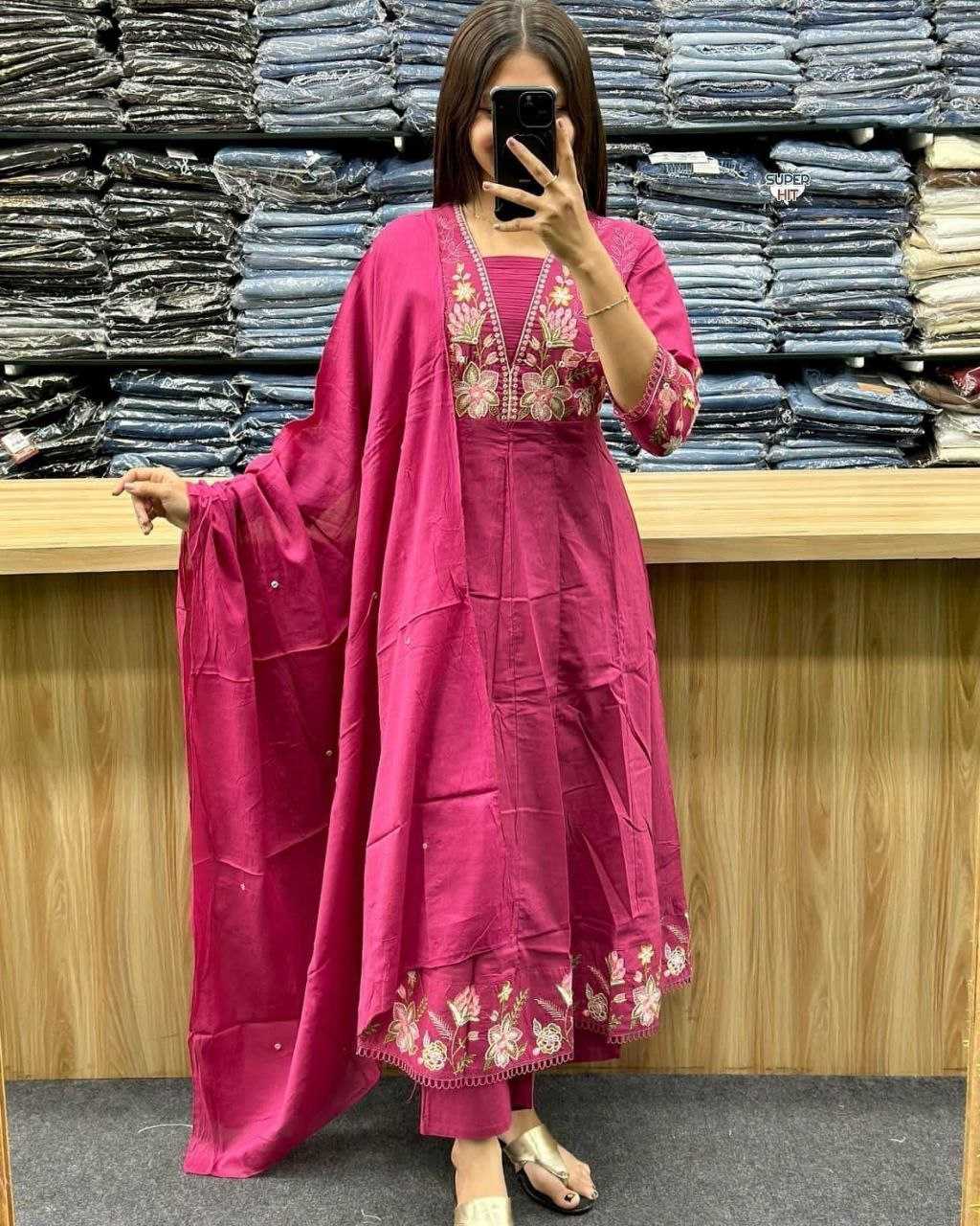 Ynf Cotton KESH536 1316 Suits & Dresses Wholesale Embroidery Suits Anarkali Suits Party wear suits Manufacturer