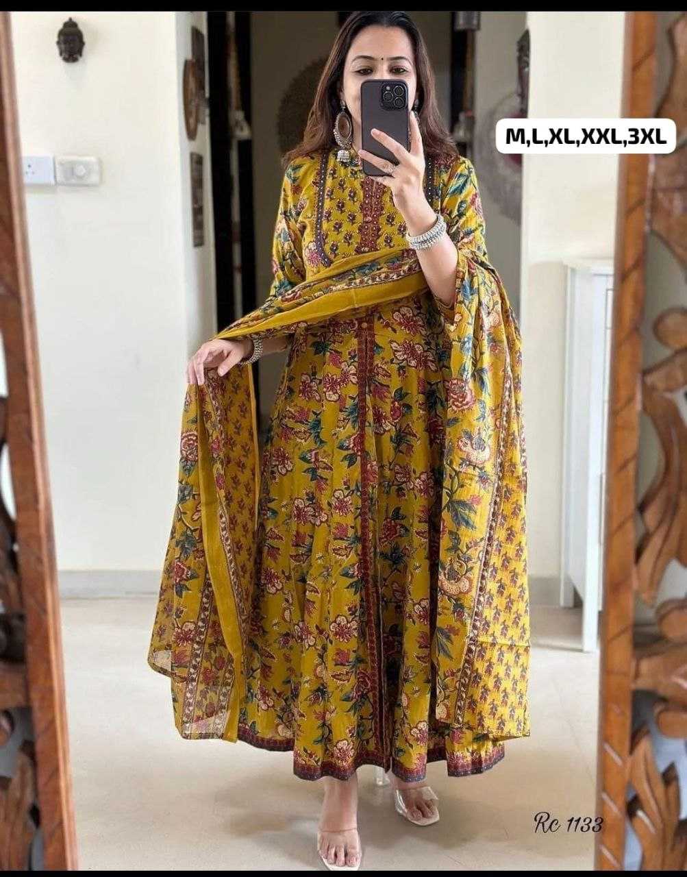 Ynf Cotton KESH536 Amazing Flair Kurti Wholesale Designer Kurtis Anarkali Kurtis Fancy Kurti Manufacturer