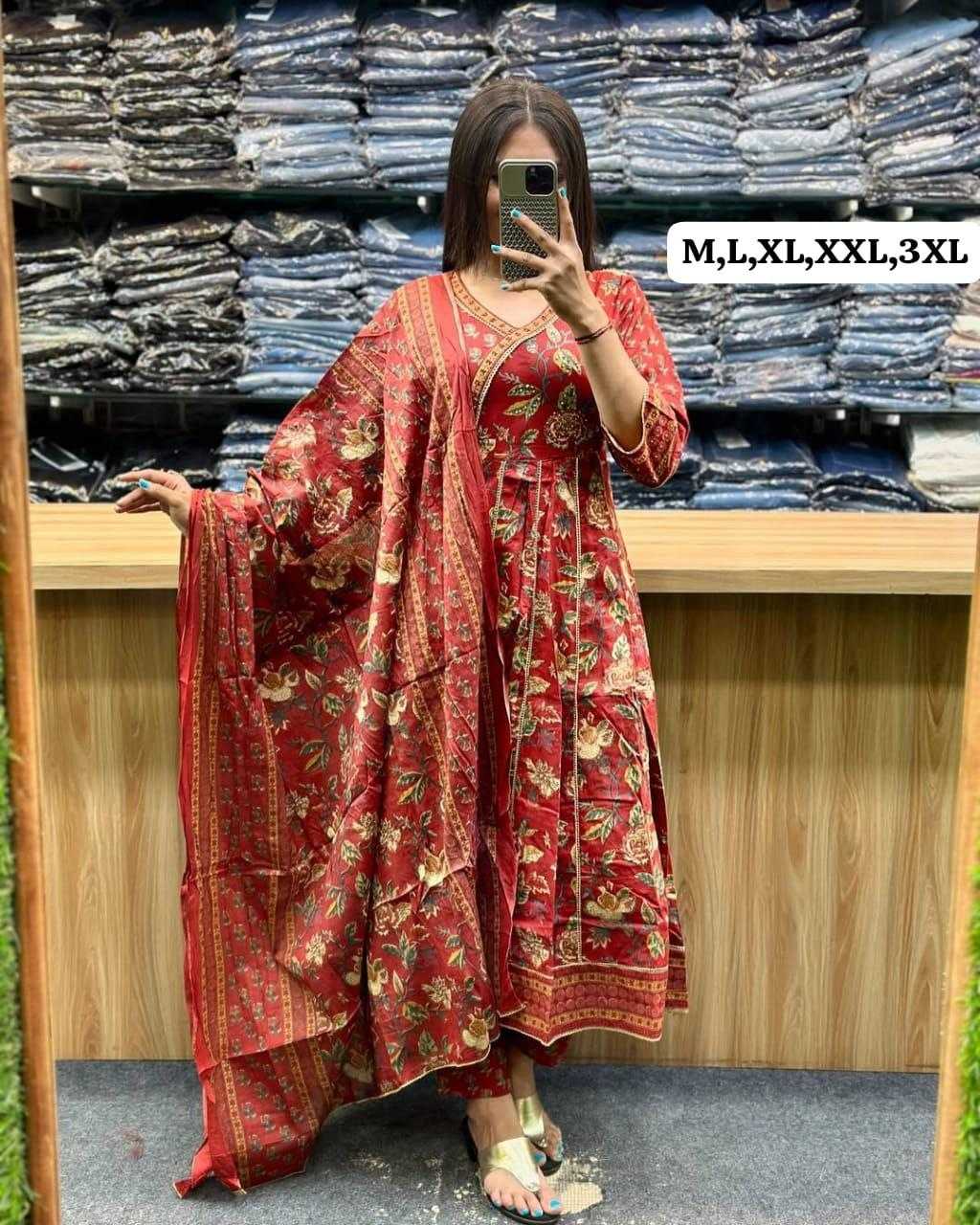 Ynf Cotton KESH536 LATEST Kurti Wholesale Festive Kurtis Anarkali Kurtis Fancy Kurti Manufacturer