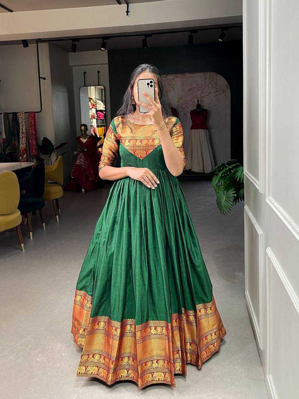 Ynf Cotton KESH544 217 Gowns Wholesale Fancy Gowns Anarkali Gown Long Gowns Manufacturer