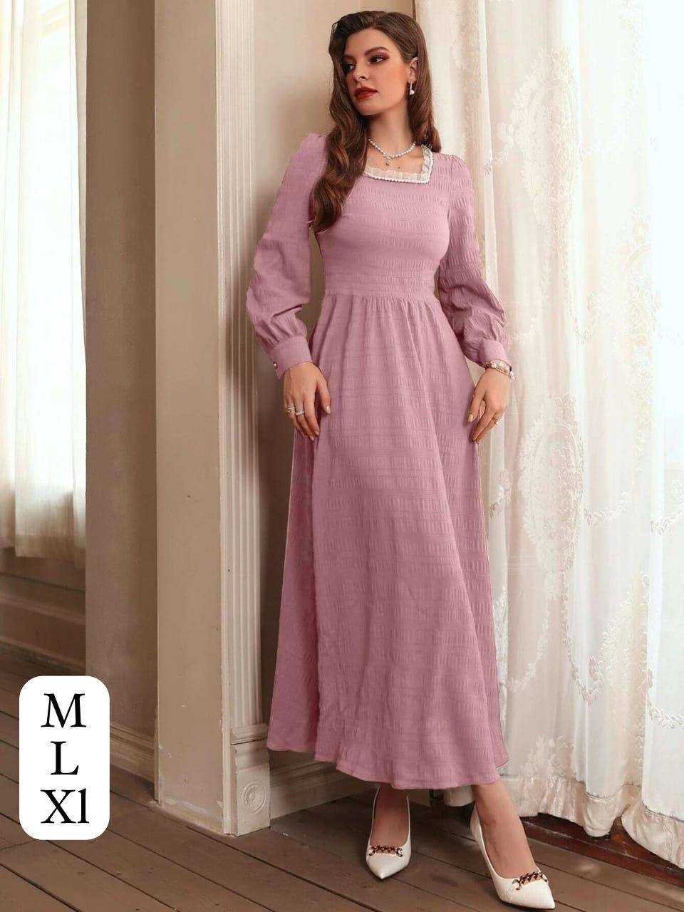 Ynf Cotton KESH544 219 Western Wears Wholesale One Piece Dress Manufacturer