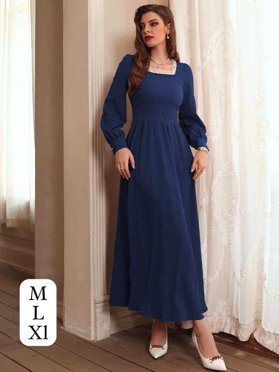 Ynf Cotton KESH544 219 Western Wears Wholesale One Piece Dress Manufacturer