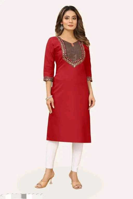 Ynf Cotton KESH552 20 Kurti Plus Size Collections Wholesale Casual Kurtis Festive Kurtis Embroidered Kurtis Manufacturer