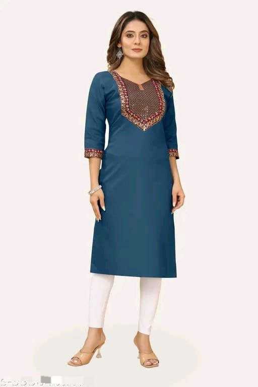 Ynf Cotton KESH552 20 Kurti Plus Size Collections Wholesale Casual Kurtis Festive Kurtis Embroidered Kurtis Manufacturer